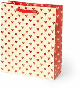 Cartoleria Sacchetto regalo Legami Gift Bag Large Hearts. Cuori Legami