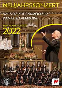 CD Neujahrskonzert 2022 (New Year's Concert) (DVD) Wiener Philharmoniker Daniel Barenboim