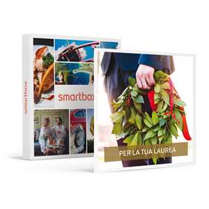 Idee regalo SMARTBOX - Congratulazioni per la tua laurea! 1 soggiorno o 1 notte con cena o 1 notte con Spa per 2 - Cofanetto regalo Smartbox