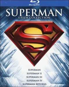 Film Superman. 5 film collection (5 Blu-ray) Richard Donner Sidney J. Furie Richard Lester Bryan Singer