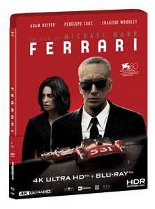 Film Ferrari. Steelbook (Blu-ray + Blu-ray Ultra HD 4K) Michael Mann