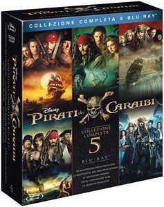 Film Pirati dei Caraibi. Collezione 5 film (5 Blu-ray) Rob Marshall Joachim Roenning Espen Sandberg Gore Verbinski