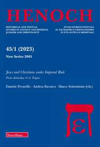 Libro Henoch (2023). Vol. 45: Jews and christians under imperial rule 