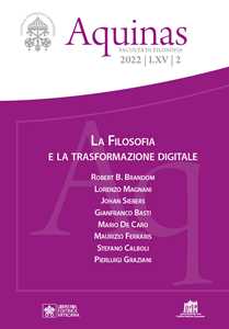 Libro Aquinas. Rivista internazionale di filosofia (2022). Vol. 2: La filosofia e la trasformazione digitale 
