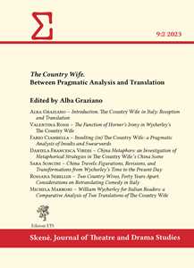 Libro The country wife. Between pragmatic analysis and translation (2023). Vol. 2 