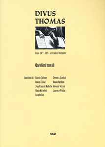 Libro Divus Thomas (2015). Vol. 3: Questioni morali 