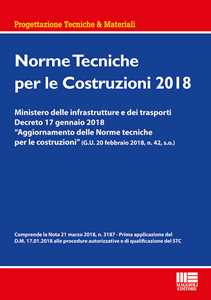 Libro Norme tecniche per le costruzioni 2018 
